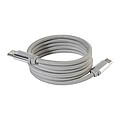 Magnetický 60W kábel USB-C, strieborná