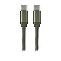 Magnetický 60W kábel USB-C, tmavozelená