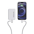 Magnetický kábel Urban Vitamin Stockton 65W z recyklovaného TPE/PET, biela