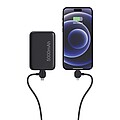 Magnetický kábel Urban Vitamin Stockton 65W z recyklovaného TPE/PET, čierna