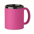 MAGRESO Keramický hrnček s povrchom Soft Touch na laser, 300 ml, fuchsiová