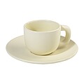 MALBUN Sada šálok na espresso, 85 ml, béžová