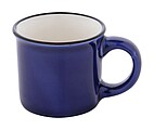 Malý keramický vintage hrnček, kráľovská modrá