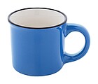Malý keramický vintage hrnček, svetlomodrá