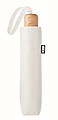 Manuálny skladací dáždnik, 3-dielna konštrukcia, pr. 99 cm, biely