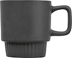 Matný keramický hrnček 300 ml, čierna