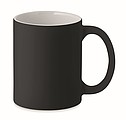 Matný keramický hrnček, 300 ml, čierny