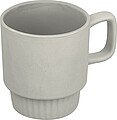 Matný keramický hrnček 300 ml, sivá