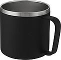 Medený hrnček s vákuovou izoláciou o objeme 350 ml, čierna