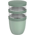 Mepal Ellipse 3-dielny hrniec na obed s objemom 500 ml + 2 × 200 ml, jemne zelená