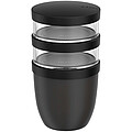 Mepal Ellipse 3-dielny obedový hrniec s objemom 500 ml + 2 × 200 ml, čierna