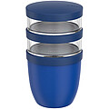 Mepal Ellipse 3-dielny obedový hrniec s objemom 500 ml + 2 × 200 ml, tmavomodrá