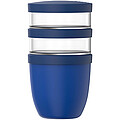 Mepal Ellipse 3-dielny obedový hrniec s objemom 500 ml + 2 × 200 ml, tmavomodrá