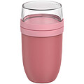 Mepal Ellipse hrniec na jedlo s objemom 750 + 300 ml, ružová
