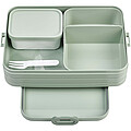 Mepal Take a Break – veľká obedová krabička typu bento, 1500 ml, jemne zelená