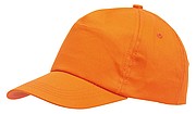 MESINA Päťpanelová šiltovka, oranžová