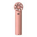 Mini ručný vysokorýchlostný ventilátor, jemne ružová