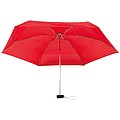Mini skladací manuálny dáždnik, pr. 92 cm, v púzdre, červený