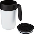 MISTIO Termohrnček z recyklovaného plastu, 400 ml, biely