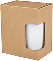 MISTIO Termohrnček z recyklovaného plastu, 400 ml, biely