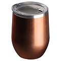 MIZAR Dvojen stenový nerezový hrnček, objem 380 ml, medený