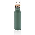 Moderná nerezová fľaša na vodu, objem 700 ml, mätová