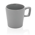 Moderný keramický hrnček na kávu, sivá