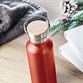 MONILEA Dvojstenná vákuová termoska z nehrdzavejúcej ocele, objem 500 ml, červená