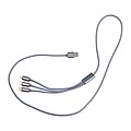 Nabíjací kábel 4v1, koncovky USB, Micro USB, USB-C a lightning