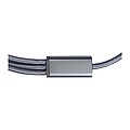 Nabíjací kábel 4v1, koncovky USB, Micro USB, USB-C a lightning