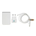 Nabíjacia sada 3ks Surge 20W USB C z RCS recyklovaného plastu, čierna