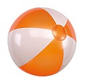 Nafukovací lopta, priemer 28 cm, oranžovo-biela