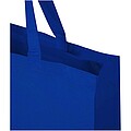 Nákupná taška z recyklovanej bavlny, 220 g/m2 40L, kráľovská modrá