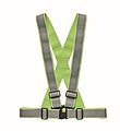 Nastaviteľný 360° reflexný pás, fluo zelená