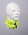 NEOR Bandana s reflexnými pruhmi, neónovo žltá