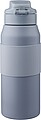 Nerezová dvojstenná fľaša 800 ml, jemne modrá