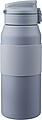 Nerezová dvojstenná fľaša 800 ml, jemne modrá