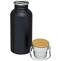 Nerezová fľaša na pitie, 550ml, čierna