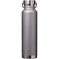 Nerezová fľaša na vodu s medenou vákuovou izoláciou 650ml, sivá