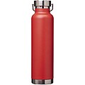 Nerezová fľaša na vodu s mediovou vakuovou izoláciou 650 ml, červená