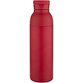Nerezová fľaša na vodu s vákuovou izoláciou 650 ml, červená