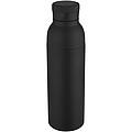 Nerezová fľaša na vodu s vákuovou izoláciou 650 ml, čierna
