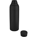 Nerezová fľaša na vodu s vákuovou izoláciou 650 ml, čierna