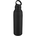 Nerezová fľaša na vodu s vákuovou izoláciou 650 ml, čierna