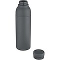 Nerezová fľaša na vodu s vákuovou izoláciou 650 ml, tmavo sivá