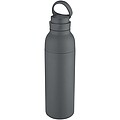 Nerezová fľaša na vodu s vákuovou izoláciou 650 ml, tmavo sivá