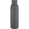 Nerezová fľaša na vodu s vákuovou izoláciou 650 ml, tmavo sivá