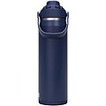 Nerezová fľaša na vodu so závitovým uzáverom 750ml, námornícka modrá
