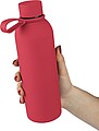 Nerezová fľaša s dvojitou stenou 500 ml, červená