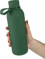 Nerezová fľaša s dvojitou stenou 500 ml, tmavozelená